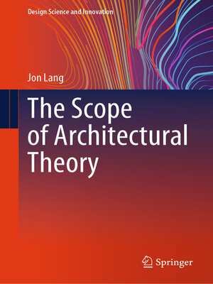 cover image of The Scope of Architectural Theory